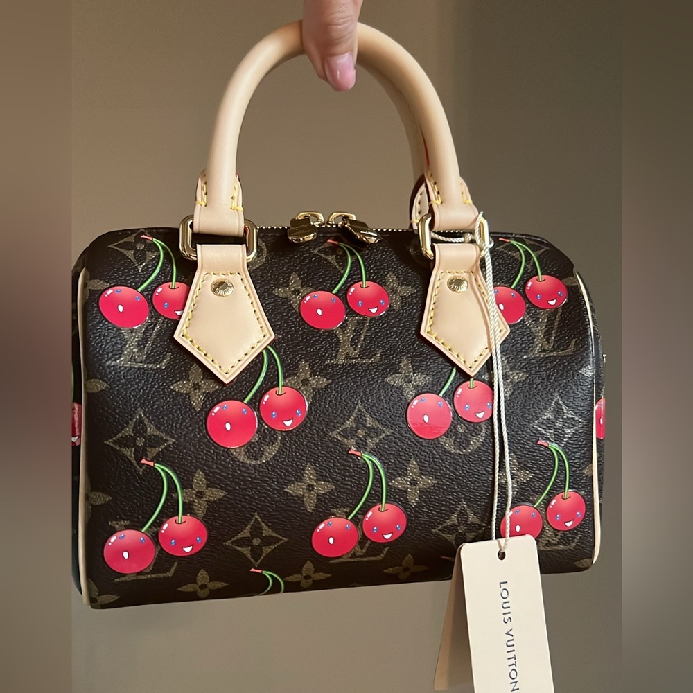 Louis Vuitton Murakami Cherry Monogram Speedy 20 🍒 NEW